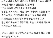 17년만에 이혼한 전 아내의 연락